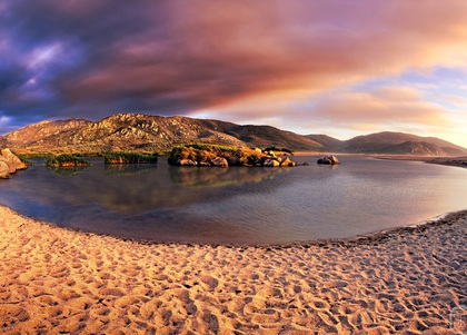 Plaża Capu Laurosu, Propriano, Korsyka, Francja