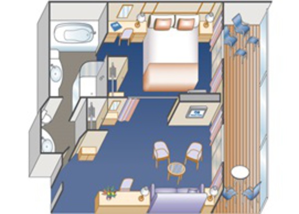 Suite z balkonem