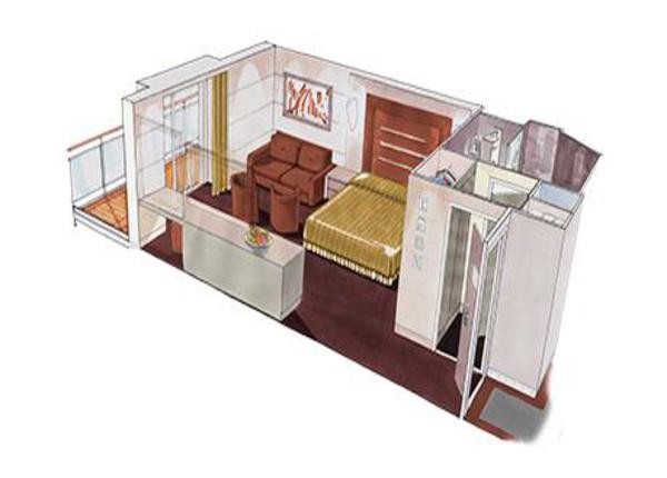 Kabina MSC Yacht Club Deluxe Suite