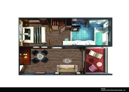 The Haven Penthouse z balkonem