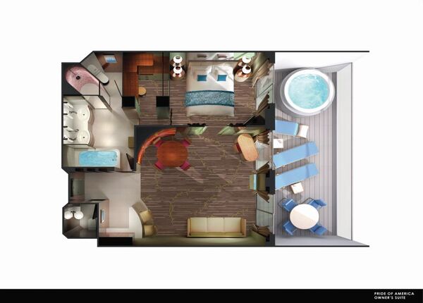 Owner's Suite z balkonem