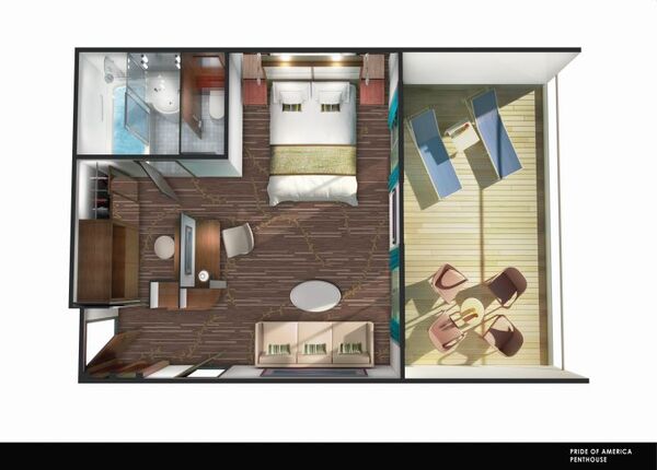 Penthouse z balkonem
