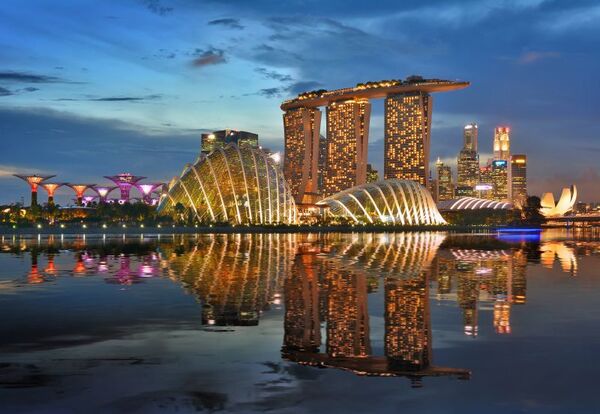 Przylot do Singapuru i wycieczka ‘Singapur Nocą’