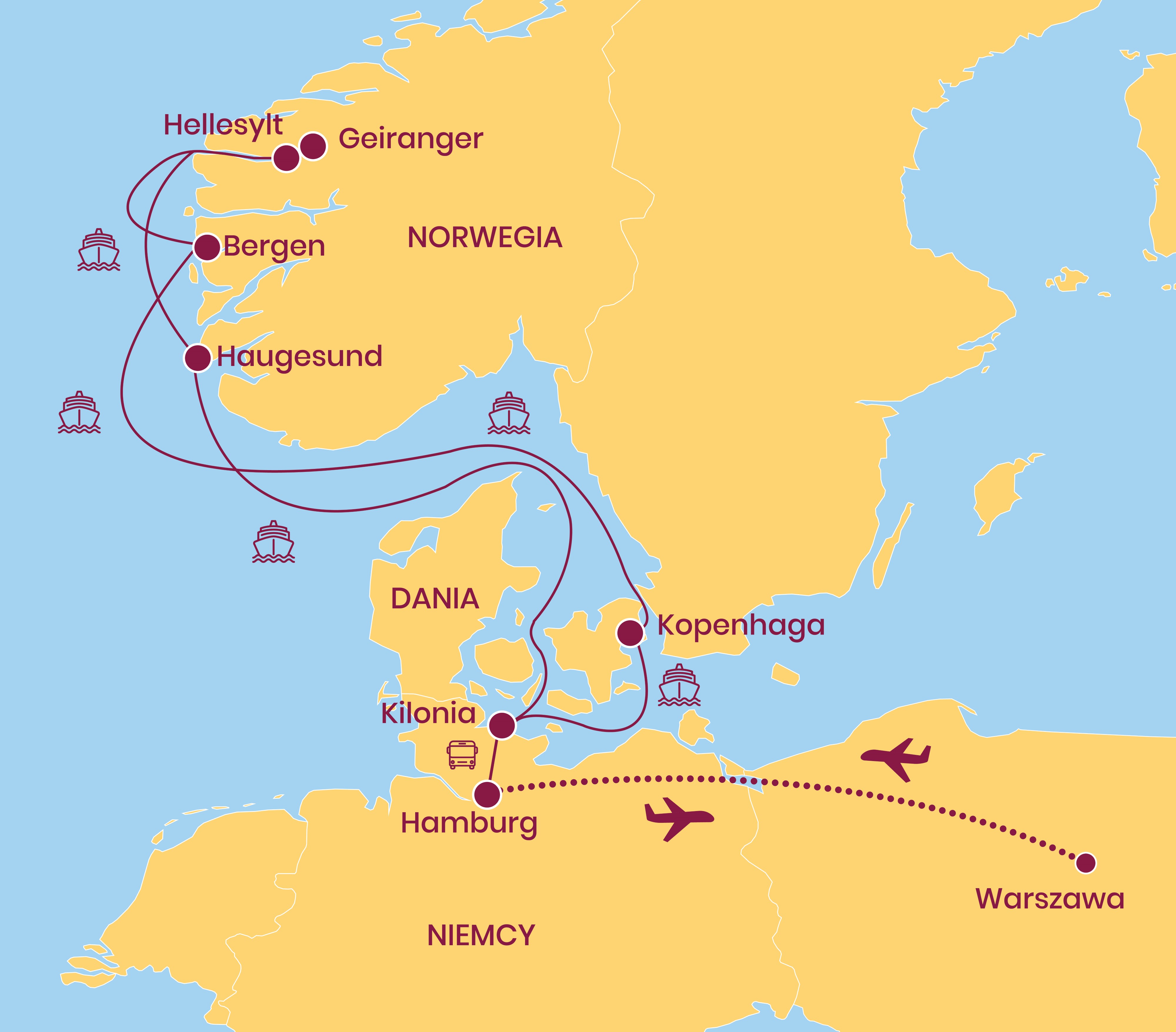Baśniowe pejzaże Północy – Rejs po Fiordach Norweskich z Hamburgiem
